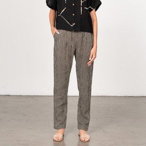NWT Bel Kazan Saigon Pant in Black Stripe